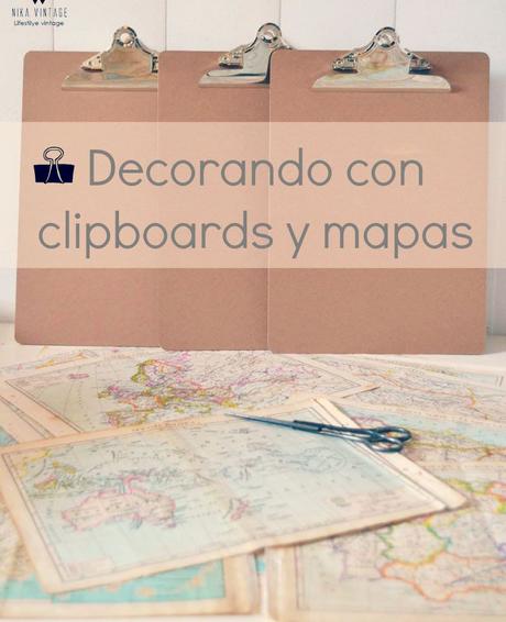 decoración, mapas, clipboard, composición, pared, icono decorativo