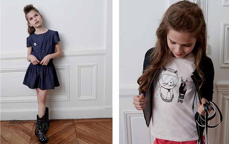 Karl Lagerfeld presenta su colección de ropa infantil