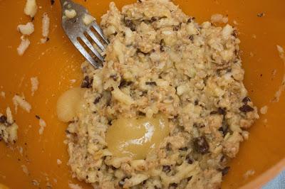 Galleta de miel, avena y manzana