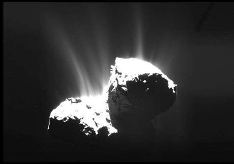 El cometa 67P tiene un ciclo de agua según indica Rosetta El cometa 67P tiene un ciclo de agua según indica Rosetta