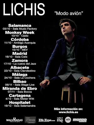Lichis dará una docena de conciertos este otoño por España