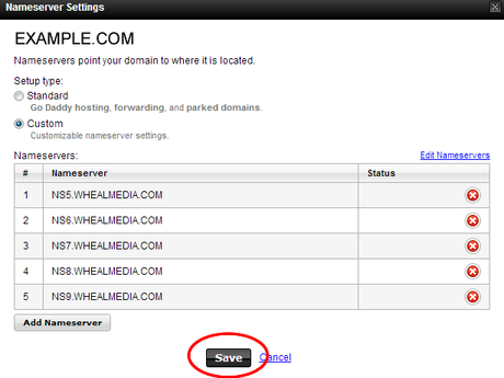 Como cambiar los Nameservers o Servidores de Dominio en Godaddy