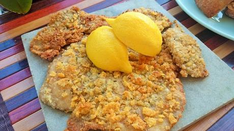 Hamburguesa de escalope vienés vegano Vegesan