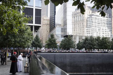 Francisco en la Zona Cero, memorial dedicado a las víctimas del 11 de Septiembre de 2001