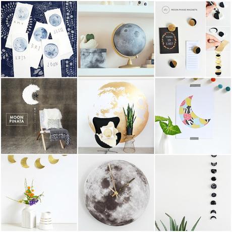 9 Ideas para decorar con lunas