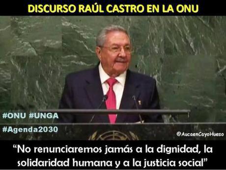 Discurso de Raúl en la ONU: “No renunciaremos jamás a la solidaridad, dignidad y justicia social”