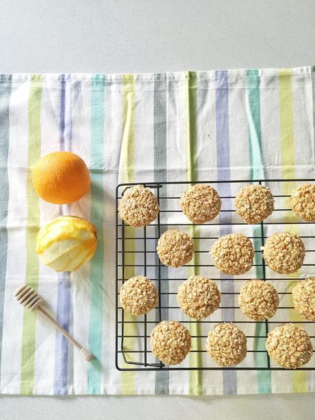 Galletas de avena y naranja