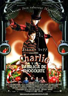 LIBRO DE CINE, CHARLIE Y LA FÁBRICA DE CHOCOLATE