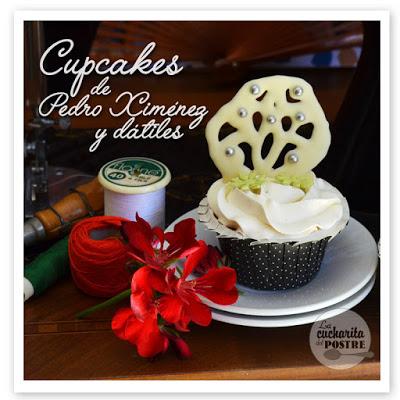 CUPCAKES AL PEDRO XIMENEZ Y DATILES - CONCURSO INTERNACIONAL DE CUPCAKES FERIA DE ABRIL