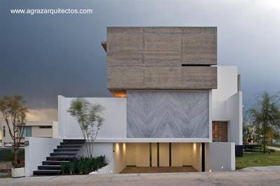 Residencia contemporánea - Arquitectura de Ricardo Agraz Casa residencial moderna contemporánea en México