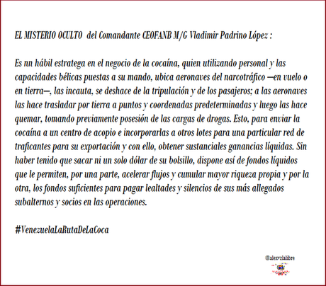 Padrino López en la ruta de la coca