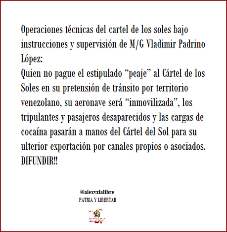 Padrino López en la ruta de la coca