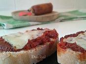 Tosta sobrasada queso