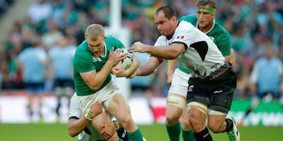 MUNDIAL INGLATERRA 2015: IRLANDA 44 RUMANIA 10