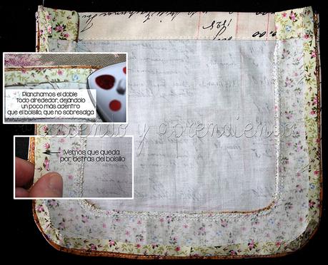 Bolsillo Cargo en U /Bolsillo bolso