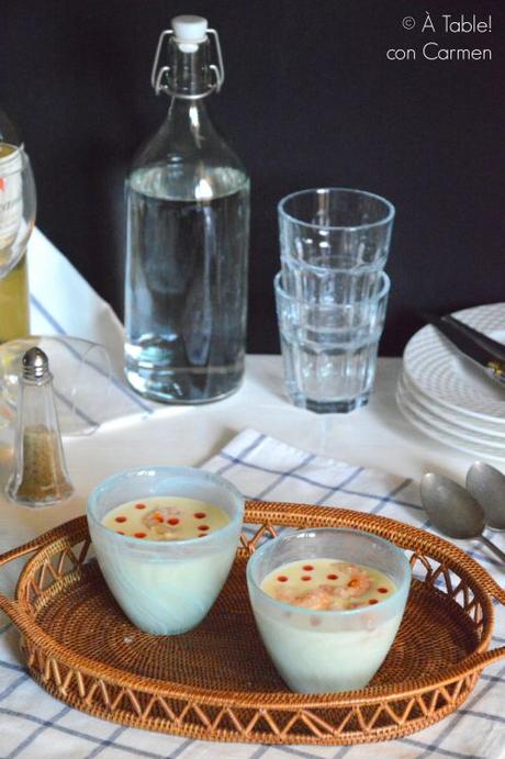 Vichyssoise con Gambas