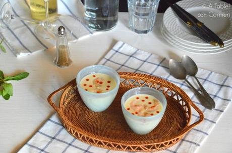 Vichyssoise con Gambas