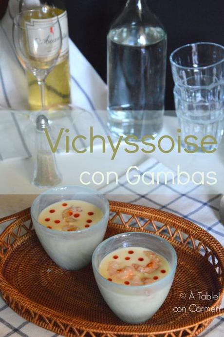 Vichyssoise con Gambas