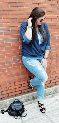 Outfit of the Day ~ Total Look Denim - Evolution Women's