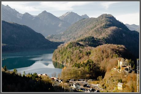 Vistas del Alpsee desde Castillo Neuschwanstein Baviera (Alemania)