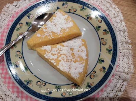 Pastel japonés de tres ingredientes