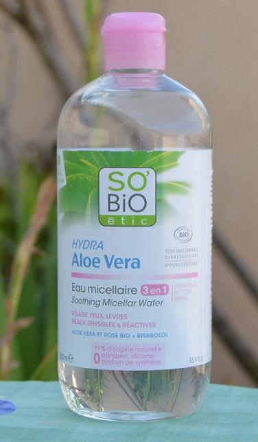 Las Aguas Micelares de SO’BIO ÉTIC: Hydra Aloe Vera y Précieux Argan