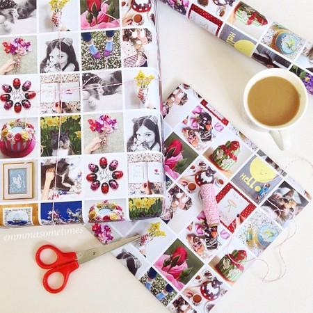 wrap me: papeles personalizados con fotos de Instagram