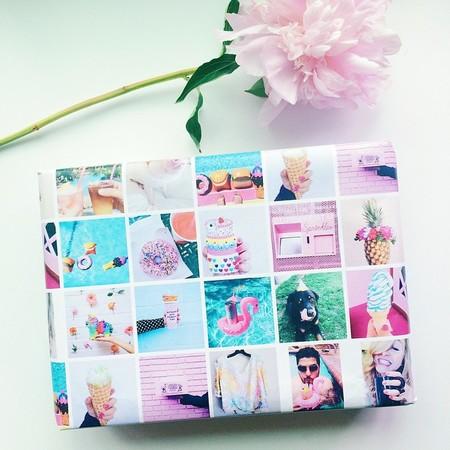 wrap me: papeles personalizados con fotos de Instagram