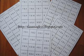 Material gratuito para aprender las tablas