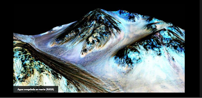 La NASA halla nuevas pruebas de la existencia de agua en Marte
