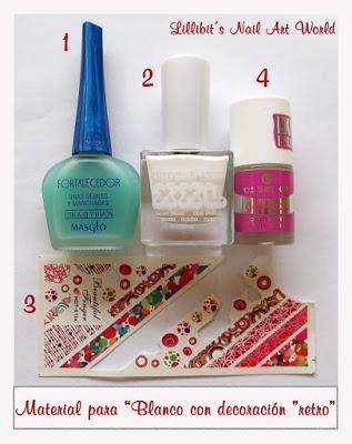 RETO COLORES 3 (Blanco): Blanco con decoración 