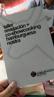 Showcooking hamburguesa nostra un taller de la mano del Chef Juan Pozuelo