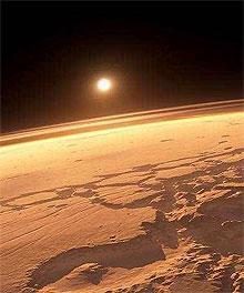 Agua subterranea en Marte