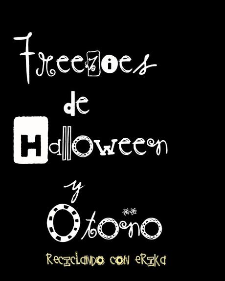 Freebies de Otoño y Halloween
