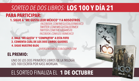 Concurso Nacional: Gana un libro de Los 100 o Día 21 de Kass Morgan Concurso Nacional: Gana un libro de Los 100 o Día 21 de Kass Morgan
