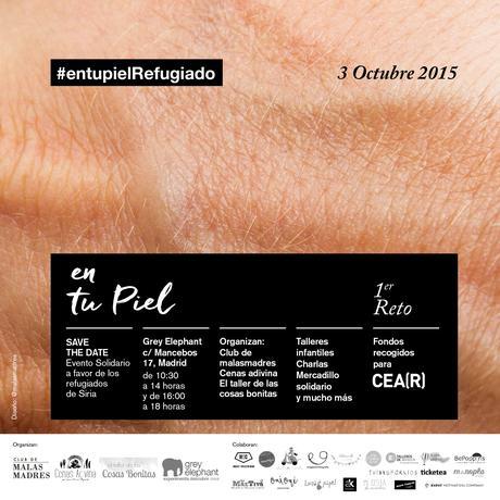 EVENTO SOLIDARIO entupielRefugiado – 3 de octubre – ¡Puedes ayudar! EntupielRefugiado-cartel
