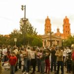 Protestan en San Luis Potosí a un año de la tragedia nacional de Ayotzinapa