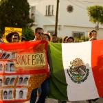 Protestan en San Luis Potosí a un año de la tragedia nacional de Ayotzinapa