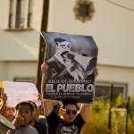 Protestan en San Luis Potosí a un año de la tragedia nacional de Ayotzinapa
