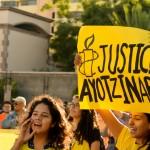 Protestan en San Luis Potosí a un año de la tragedia nacional de Ayotzinapa