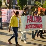 Protestan en San Luis Potosí a un año de la tragedia nacional de Ayotzinapa