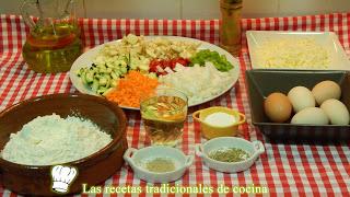 Receta de pastel de verduras