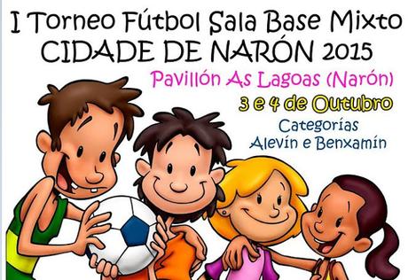 I Torneo de fútbol sala base mixto Concello de Narón 2015