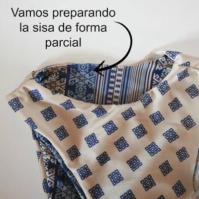 Tutorial para hacer un escote con pliegue central