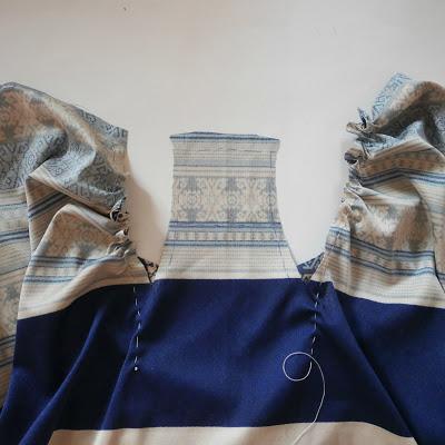 Tutorial para hacer un escote con pliegue central