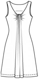 Vestido mod. 114 revista Burda Style