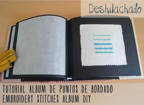 Tutorial: álbum de puntos de bordado II / Tutorial: embroidery stitches album II