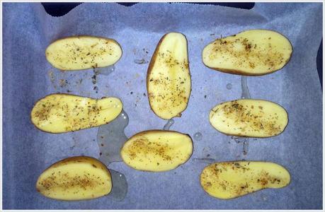 COSTILLAS AL ESTILO JACK DANIEL´S patatas al horno