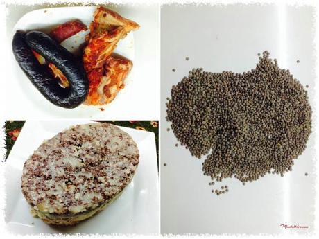 Cocido de lentejas con sus sacramentos Ingredientes_Fotor