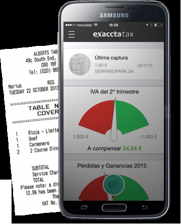 EXACCTA® es la primera App que se adapta al nuevo sistema de gestión del IVA de información tributaria en tiempo real